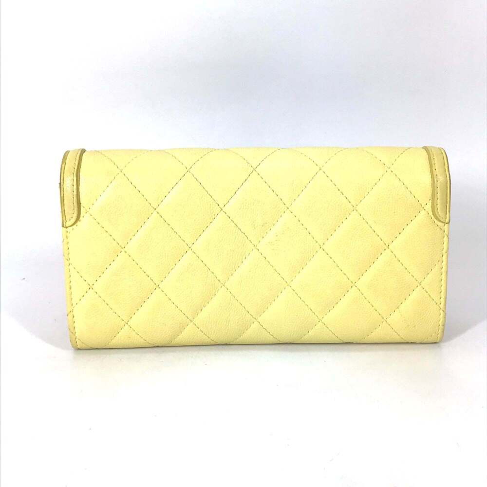 CHANEL Authentic Yellow Wallet - Picture 2 of 16